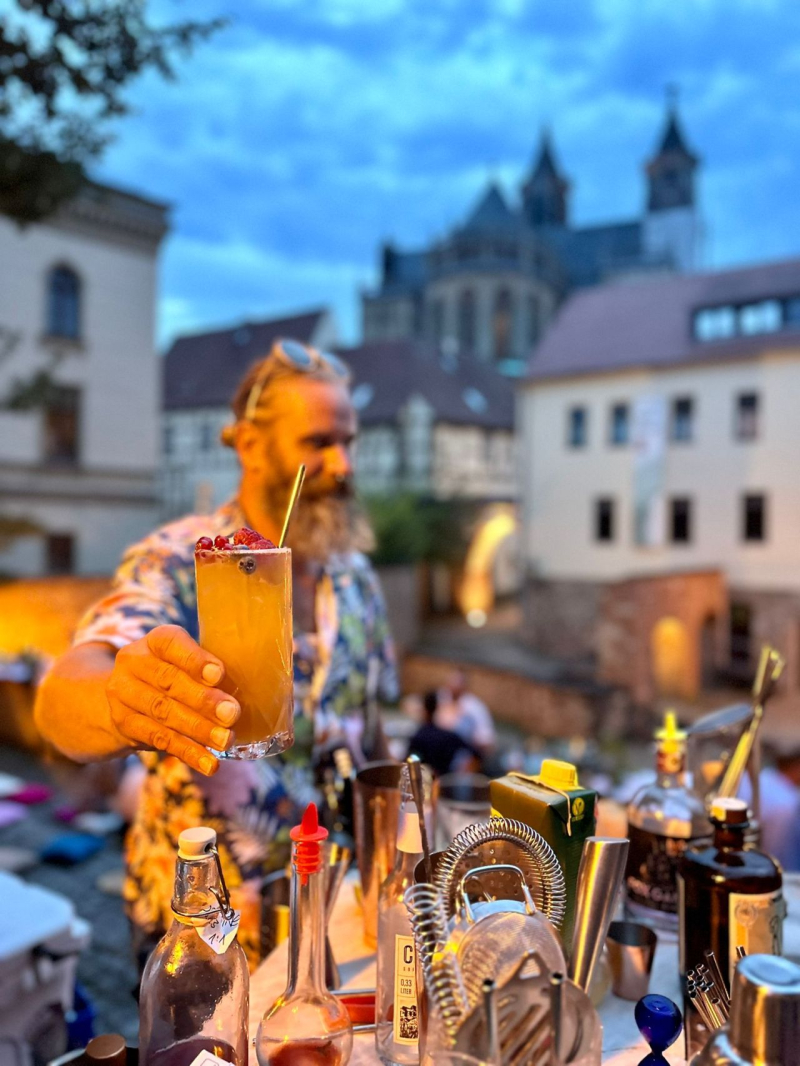 Sch&ouml;ne Aussicht mit leckeren Cocktails